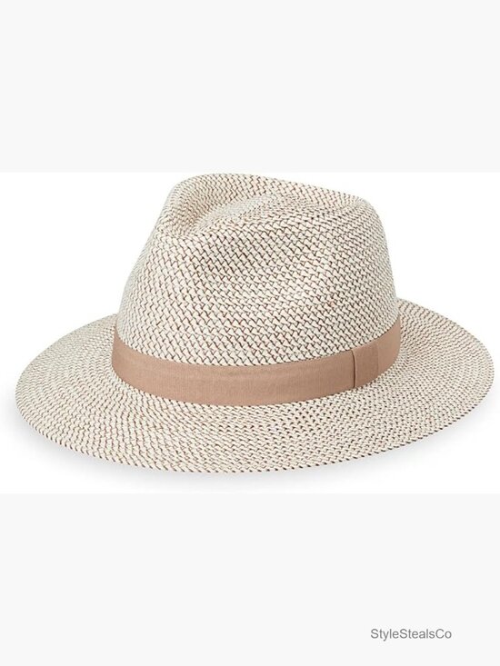 UPF 50+ Petite Fedora Sun Hat Packable Travel Unisex main image 4